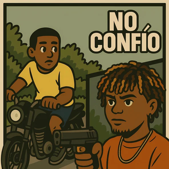 No Confío (feat. Ama2 Slow & Comisario RD) - Single artwork